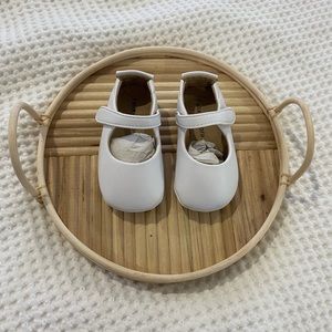 Felix and Floral 18-24M White Leather shoes